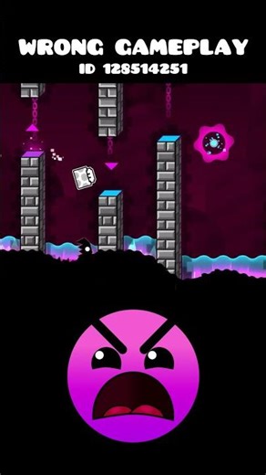 WRONG GAMEPLAY but it's actually insane #geometrydash