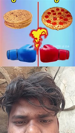 tag your roti vs pizza 🍕😋 #surajactor #pizzapie #pizzatoppings #suraj #love #kachori #dalkachori