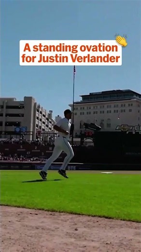 Justin Verlander climbs the mound in Detroit for the final time 🫡