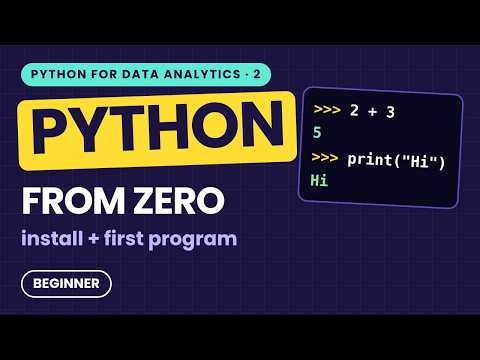Getting Started with Python | Install, Interactive vs Script Mode, IDEs | Python for Data Analytics