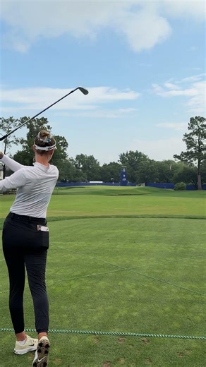 From 176 yards to ONE FOOT. 🎯 Nelly Korda plays the 9th to perfection. #TP5x #TeamTaylorMade