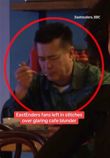 Eastenders fans have been left in stitches over a huge background blunder. Read the full story above. #eastenders #britishsoap #tvblunder