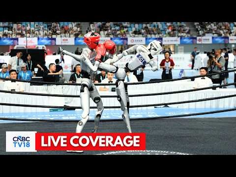 LIVE: World Humanoid Robot Games in China | Robots Compete in Boxing, Football and Sprinting | N18G