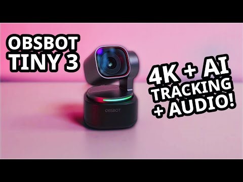 OBSBOT Tiny 3 | AI 4K Spatial Audio | Replaces Mic + Camera?