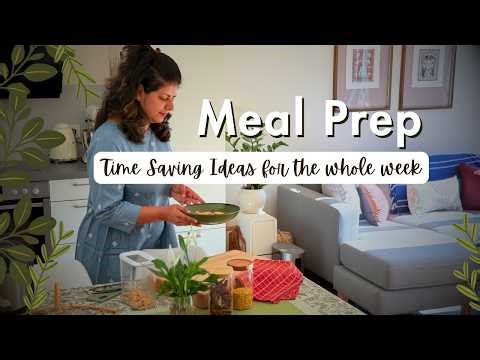 Weekly Meal Prep That Changed My Life | Indian + Western Fusion Ideas |Genius Tips for Busy Families