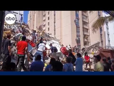 Urgent rescue operation after deadly 7.4 magnitude earthquake strikes Colombia