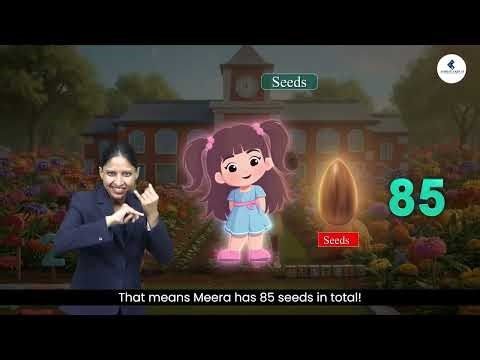 Maths_2 | Numbers- Garden of Numbers – Multiplication Made Easy! | Lessons in Sign Language for H.I