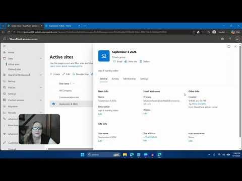 Create an M365 Team Site Walk Through in Admin Center September 4 2026 #sharepoint