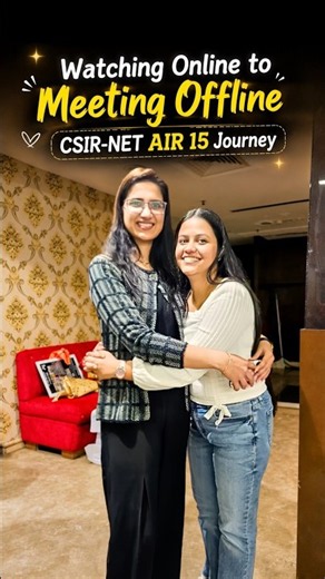 From Screen to AIR 15! 🥺✨ A Heartwarming CSIR-NET Success Story|CSIR NET Chemical Science Motivation