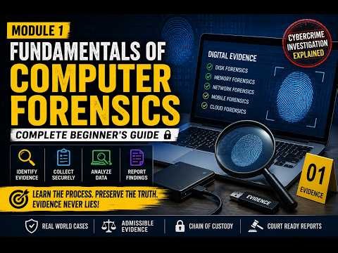 Fundamentals of Computer Forensics | Cybersecurity for Beginners | Digital Forensics Explained