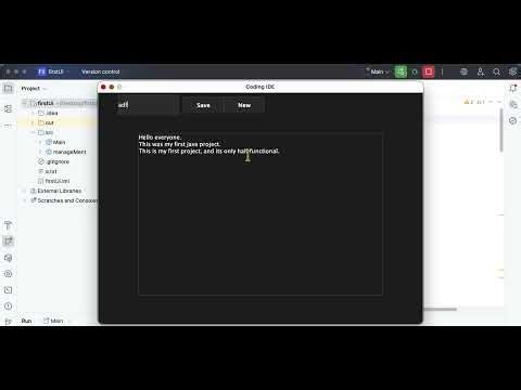 My first Java Swing Project