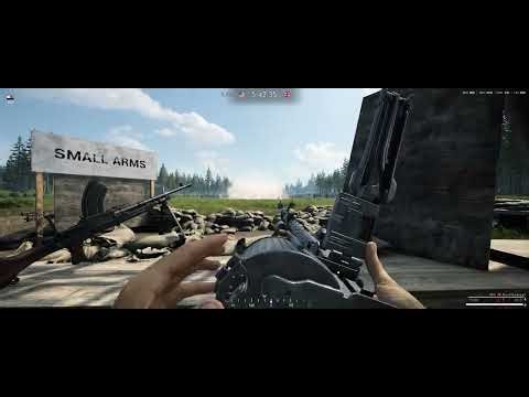 Squad 44/Post Scriptum - MG34 reload and barrel change.