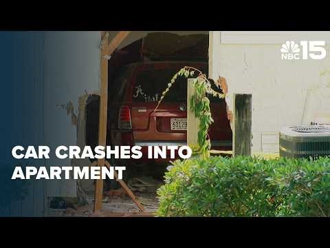 SUV crashes into apartment at Mobile complex, no injuries reported - NBC 15