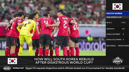 "They need to rebuild and it starts right now." 🇰🇷@LisaCarlin32 discusses South Korea's World Cup 👇