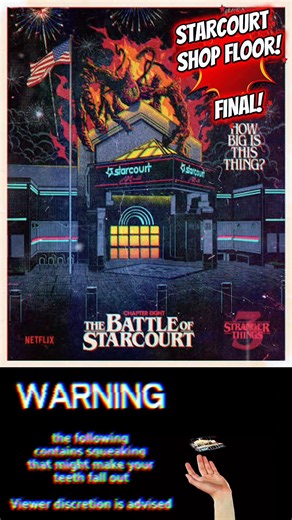 Finally Finished! Now that was nearly as big as Minas Tirith! Took just as long! Here is the finished Stranger Things Starcourt Mall! #strangerthings3 #strangerthings #mindflayer #thebattleforstarcourt #asmrsounds