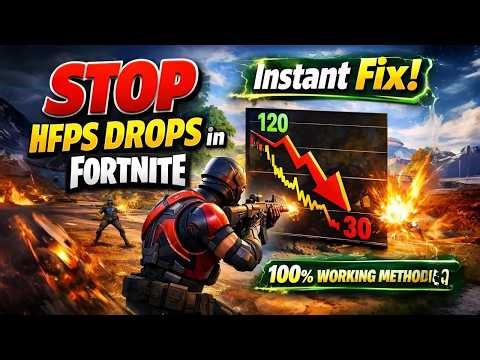 How to Fix FPS Drops in Fortnite (2026) | Stutters, Lag, Low FPS Fix