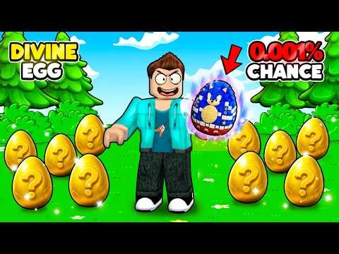 SPENDING INFINITE ROBUX TO GET 0.01% EGG IN STEAL A EGG ROBLOX !!