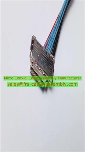 I-PEX 20380-040T uti aerospace ipex micro coax cable for machine vision braid+foil Blood Flow Sensor