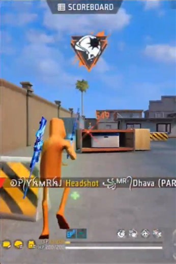 free fire double sniper gameplay 💪😄#freefire #transition #invincible #eid #bouncingball #madara #ff