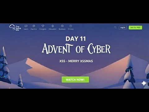 XSS - Merry XSSMas | Advent of Cyber 2025 | TryHackMe