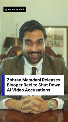VIRAL VIDEO: Zohran Mamdani Releases Blooper Reel to Shut Down AI Video Accusations | AC1B