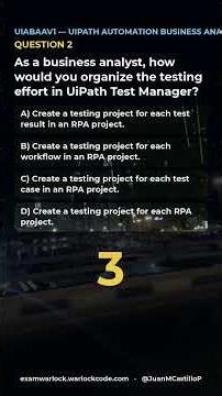 UiPath UiABAAv1 — UiPath Test Manager: How do you organize testing efforts #Shorts #UiPath #UiABAAv1