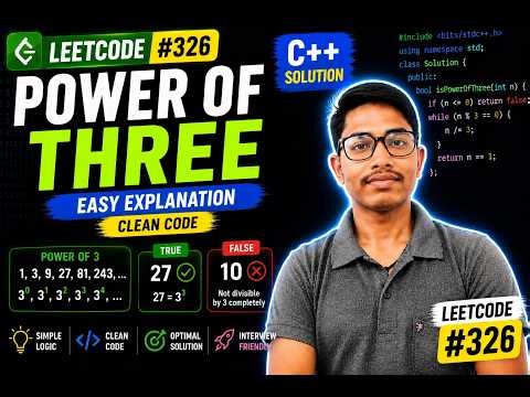 Can You Solve This EASY LeetCode Problem? 🤔 #326