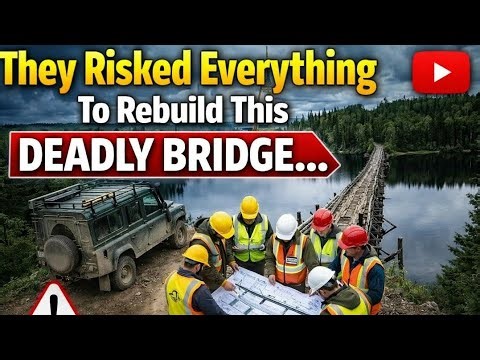 “They Risked Everything to Rebuild This Deadly Bridge… #BridgeConstruction #EngineeringMarvel