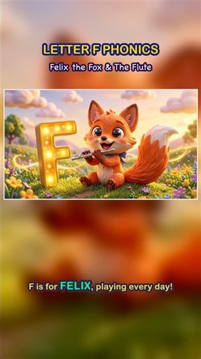 Can You Find the Flute? 🎈 Letter F Phonics Song #Shorts
