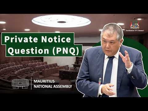 Private Notice Question (PNQ) | Tuesday 28 April 2026
