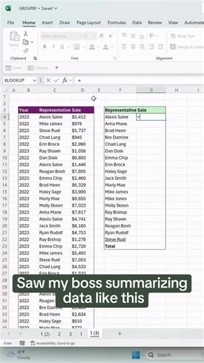 Your Excel Dictionary on Instagram: "How to summarize data using this NEW function. 📊⁠ ⁠ Comment 'WIZARD' and I'll send you my FREE Excel shortcut guide.⁠ ⁠ #excel #exceltips #exceltricks #spreadsheets #corporate #accounting #finance #workhacks #tutorial #sheets⁠"