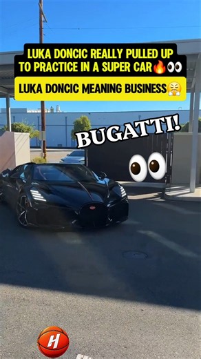 Luka Doncic FLEXING the BUGATTI🔥