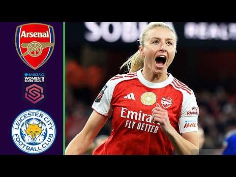 Arsenal vs Leicester City | Barclays WSL 25/26 🔥 What a game