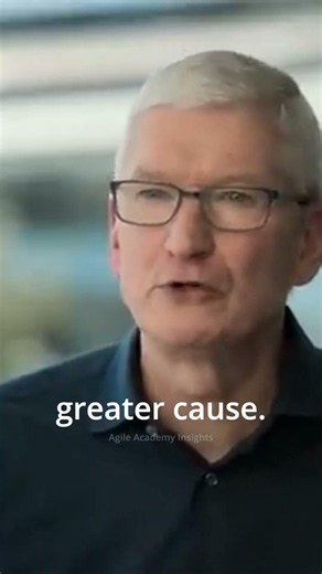 Tim Cook on Why Purpose Matters More Than Performance