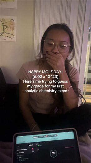 Guessing My Analytic Chemistry Exam Grade on Mole Day (6.02 x 10^23)