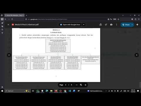 Tutorial PBO: Aplikasi Operasi Bilangan dengan Konsep Abstract & Final