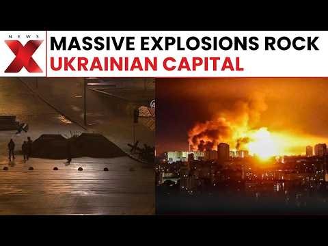 Terrifying Night In Kyiv As Russian Missiles And Drones Rain Down | NewsX