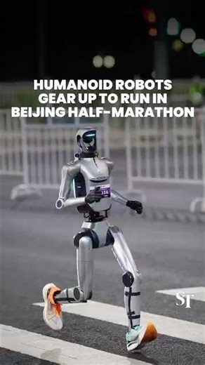 Humanoid robots do full test run as they gear up for Beijing half-marathon