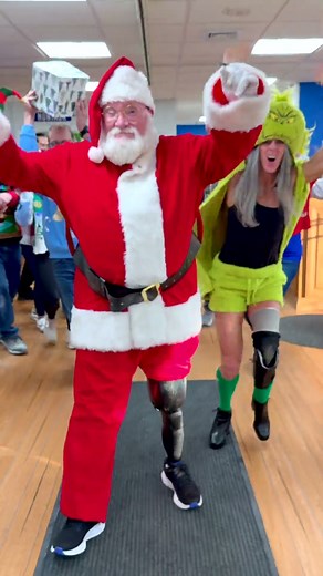 Santa with a Prosthetic Leg | A Step Ahead