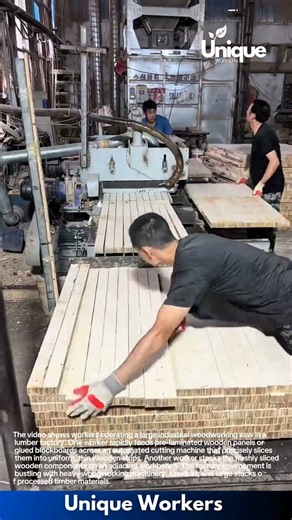 Industrial Wood Block Slicing Machine: Plywood and Board Manufacturing