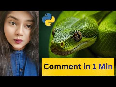 Python Comments Explained for Beginners | Single, Inline & Multi Line Comments in Python (1Min 2026)