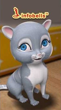 குட்டிப் பூனை வீட்டிலே - Funny Cat Videos | Tamil Rhymes & Kids Songs | Infobells #catvideos