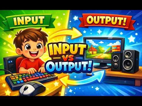 Computer Basics for Kids | Computer Input and Output devices!
