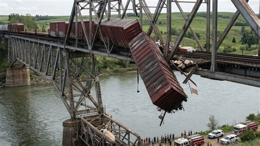 The Train That Should Have Never Been On The Tracks - And Then The Bridge Came