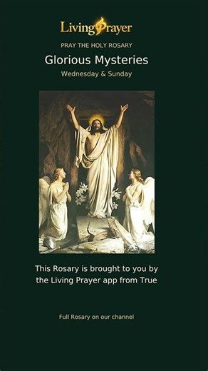 Pray the Glorious Mysteries Wednesday & Sunday #Shorts