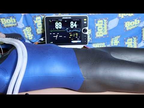 wetsuit freediving co2 tolerance training with Heart Rate SpO2 EtCO2 monitored