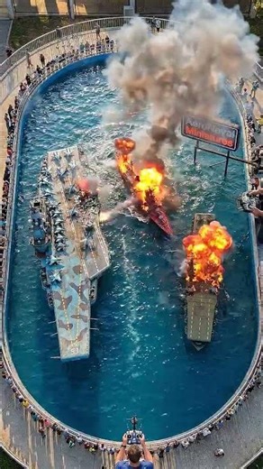 The most satisfying explosion EVER? 💥 Look at the scale!!