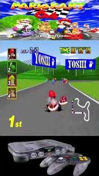 Mario Raceway with Mario! Classic N64 Racing at Its Best!