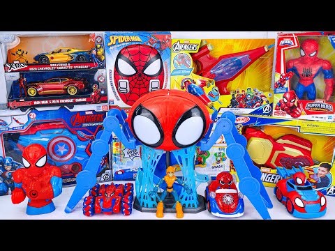Marvel Spiderman Toys Unboxing Review |Marvel Stunt Squad Miles Morales vs WebCrawler vsWeb-Quarters