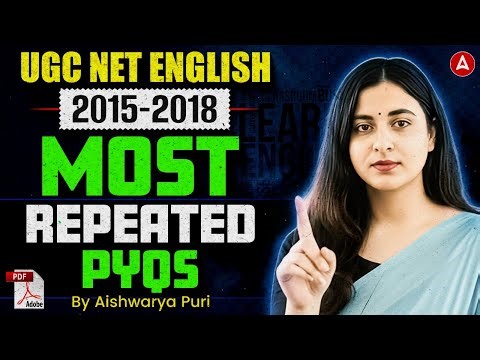 UGC NET English Literature Marathon | UGC NET English 2015-2018 Most Repeated PYQs By Aishwarya Mam